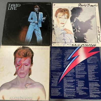Lot 41 | David Bowie Vinyl 4 Records Total
