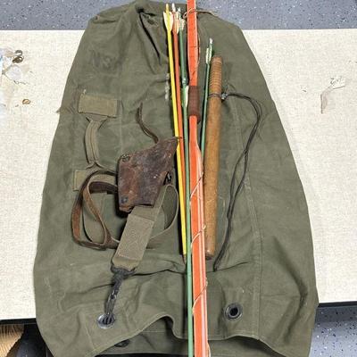 Lot 449 | Vintage Bow & Arrows, Bat, & More
