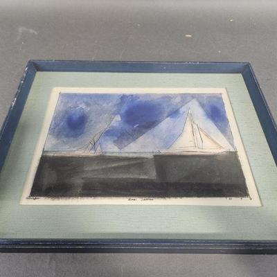 Lot 26 | Vtg Painting Signed by Lyonel Feininger
