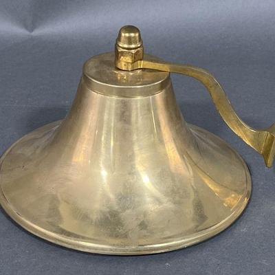 Lot 187 | Vintage Brass Ship’s Bell with Wall Mount
