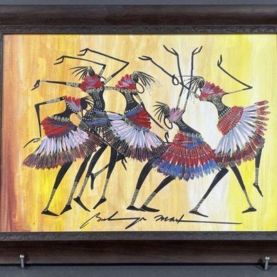 Lot 92 | Signed Painting by Bulinya Martins
