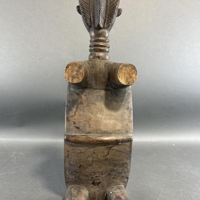 Lot 127 | Dan Wood Stool with Head
