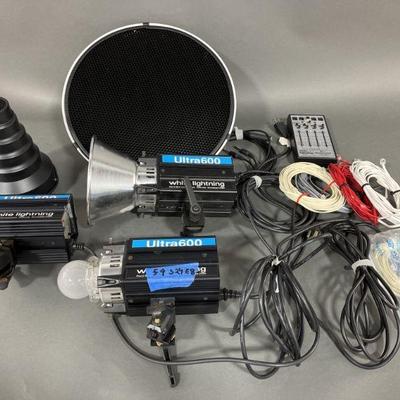 Lot 203 | Three Ultra 6000 Flash Lighting Units & More
