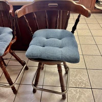 Set of 3 Americana style Bar stools
