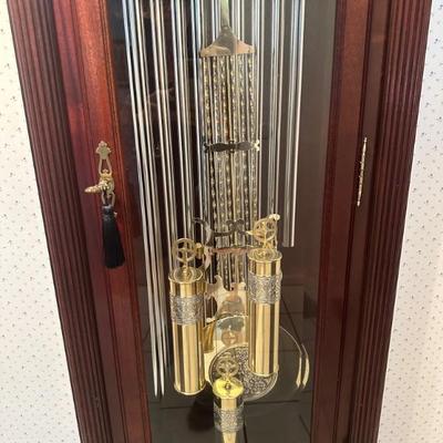 Howard Miller Grandfather Anniversary Clock with 9 Tubes BUY IT NOW $750 