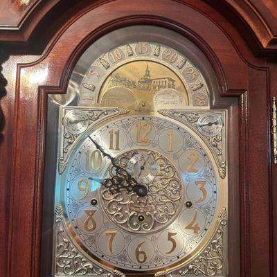 Howard Miller Grandfather Anniversary Clock with 9 Tubes BUY IT NOW $750 