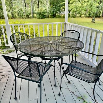 Wrought Iron Patio Set