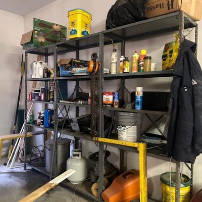 Shelves Propane tanks and more