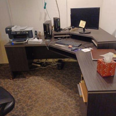 Corner desk
Computer not for sale