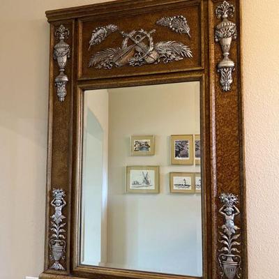 Mirror measuring 35" wide and 49" tall
$125