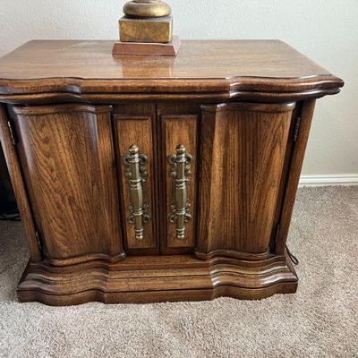 Pair of Nightstands by Burlington measuring 28" wide, 16" deep, and 23" tall
$50.00 each