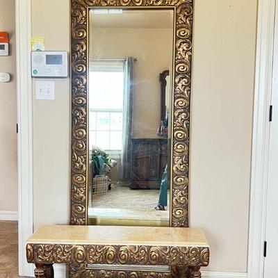Mirror with Bench measuring 28" wide and 68" tall
$225