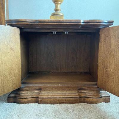 Pair of Nightstands by Burlington measuring 28" wide, 16" deep, and 23" tall
$50.00 each