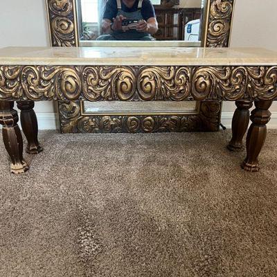 Mirror with Bench measuring 28" wide and 68" tall
$225