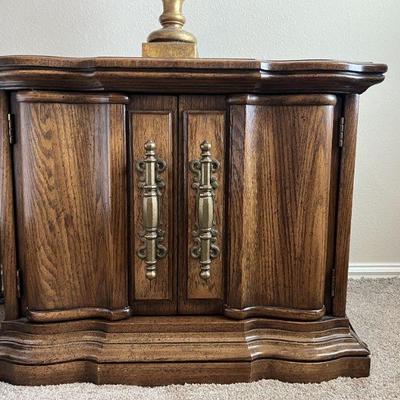 Pair of Nightstands by Burlington measuring 28" wide, 16" deep, and 23" tall
$50.00 each