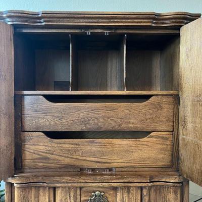 Gentleman's Chest by Burlington measuring 42" wide, 20.5" deep, and 55.5" tall
$150.00