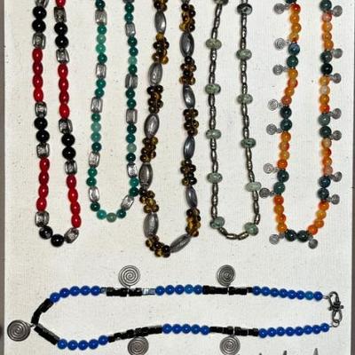 Sterling & Natural Stones Some are .999
Some are .999