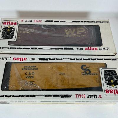 Atlas train cars O scale