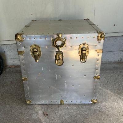 Vinatge Stainless Steel Trunk