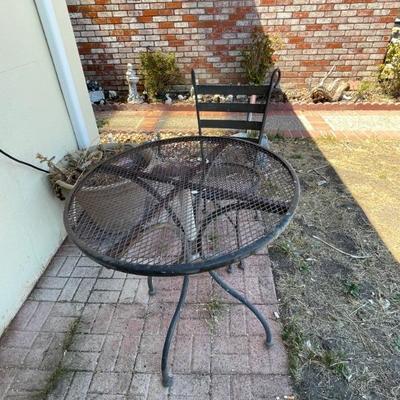 Bistro Table and Chair 