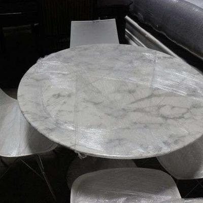 MARBLE TABLE AND CHAIRS