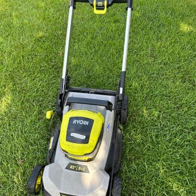 Ryobi • 21” • 3 in 1 • Self Propelled • Cordless  Rotary Mower • Excellent Condition •
$279