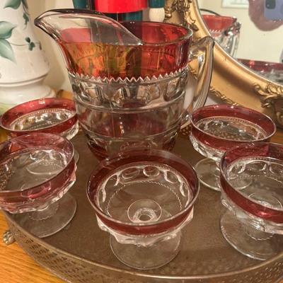 King’s Crown • Water Pitcher • $75 • Sherbets • $12 ea (five available) 