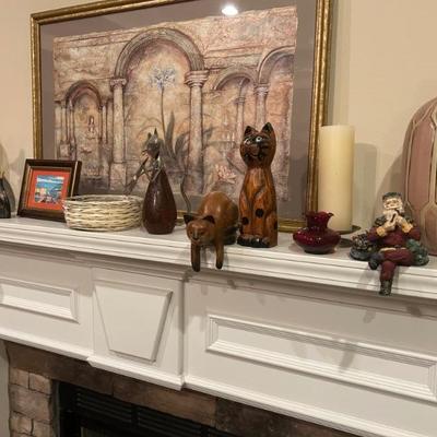 Fireplace Mantle • Vignette 