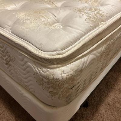 Simmons • King Size • Pillow Top • Mattress • Two Piece Box Springs • Frame • $376
