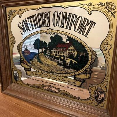 Southern Comfort • Pub Mirror • 20”h x 24”w (overall) • $39