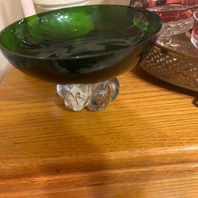 Swedish • Blown Glass • Compote • $45