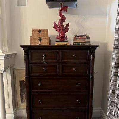 Hooker high boy dresser 