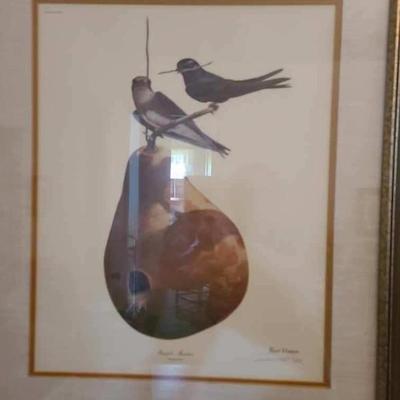 Ray Harm signed print “Purple Martin”