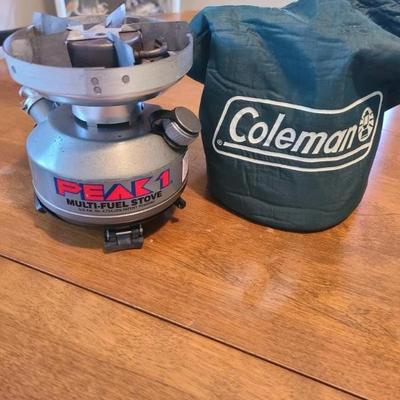 Coleman camp stove