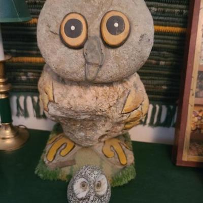 Stone art  owl