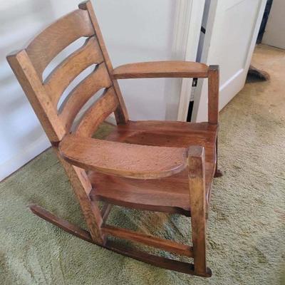 “Limbert” style Arts & Crafts rocker