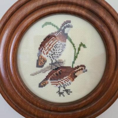 Bob White needlepoint