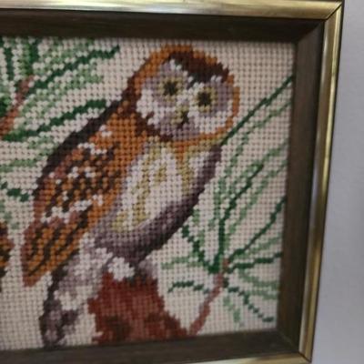 Owl needlepoint