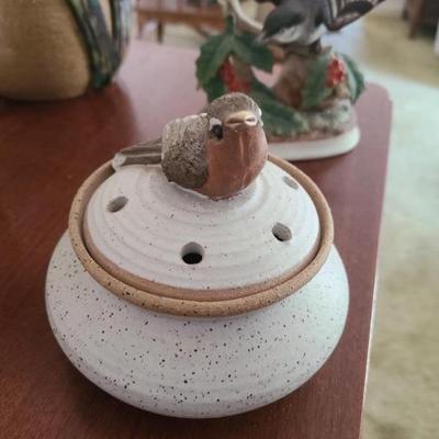 Bird lid potpouri