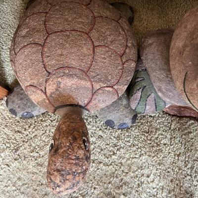 Stone art turtle