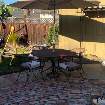 woodard vintage patio set