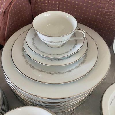 Noritake China Service for 12 and eight serving pieces