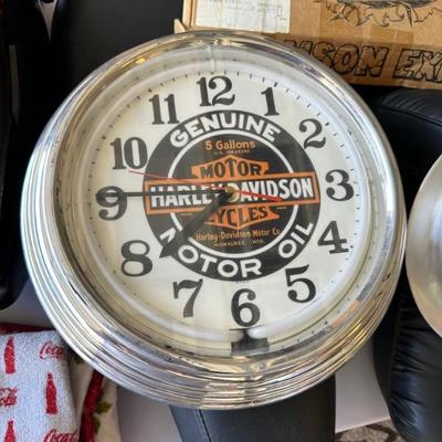 Harley clock 