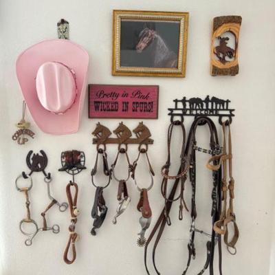 Vintage Tack Room Chic: Pretty in Pink w/ Rustic Antique	