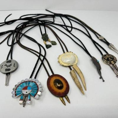 Colorful & Authentic Native American-Inspired Bolo Ties	