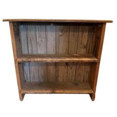 Very Cool Rustic Barnwood Shelving Unit	