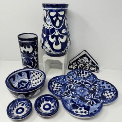 Hand-Painted Mexican Talavera Ceramic Collection - Lead Free	