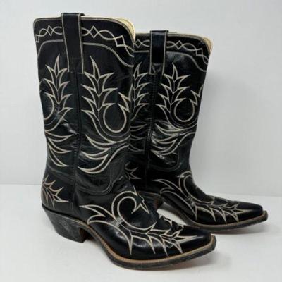 Stewart Handcrafted Cowboy Boots for Women - Size 7	