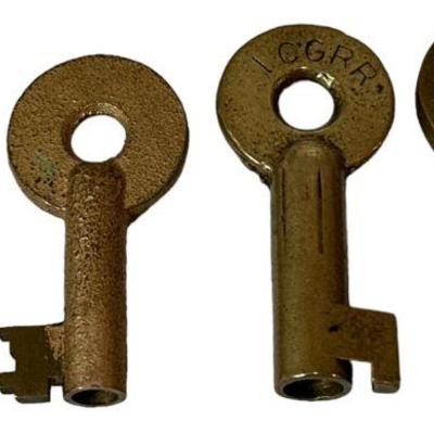 Four (4) Railroad Keys, ADLAKE