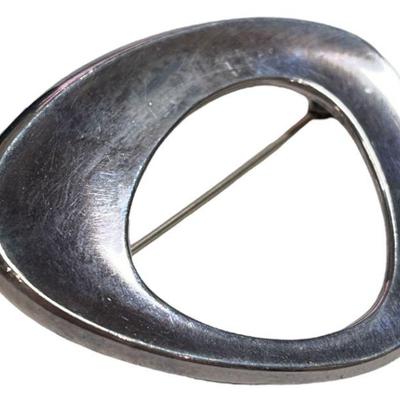 Sterling Silver DAVID ANDERSEN Danish Modern Brooch Pin